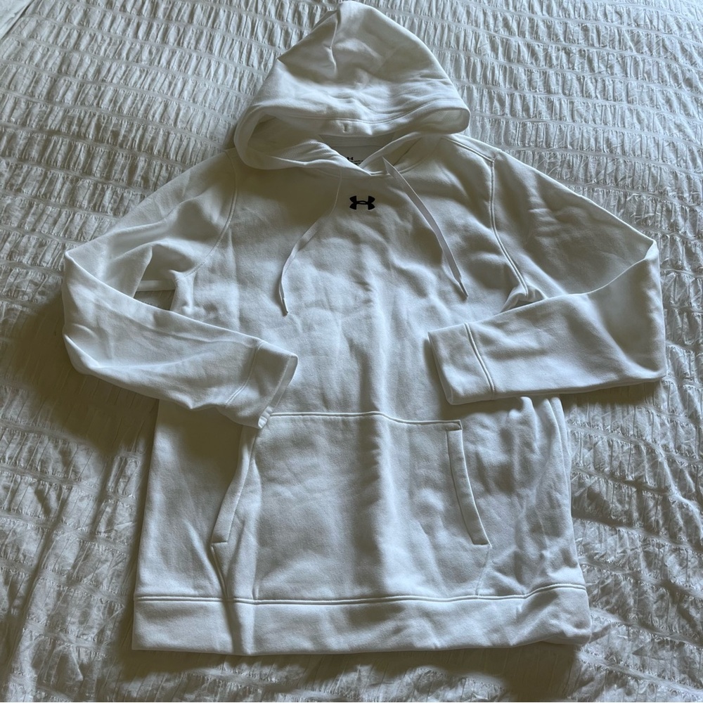 BRAND NEW White UA Hoodie